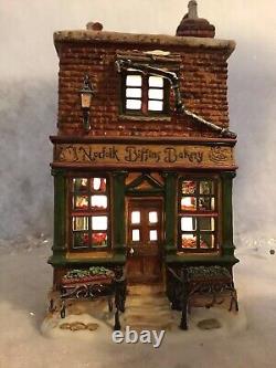 Department 56 Norfolk Biffins Bakery A Christmas Carol Retired 58491 + Box Light