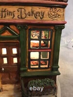 Department 56 Norfolk Biffins Bakery A Christmas Carol Retired 58491 + Box Light