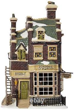 Department 56 Porcelain Dickens' Village Scrooge and Marley Counting House Li