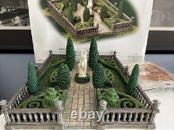 Department 56 The Dickens' Village Series Formal Gardens Rare 58551 Mint In Box
