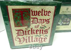 Department 56 Twelve Days of Dickens Heritage Village Lot 1-8 New Christmas