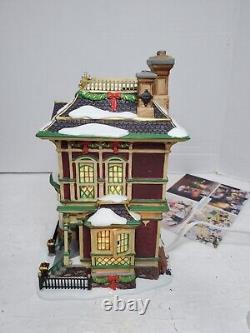 Department 56 Victorian Family Christmas House Dickens' Village Series #56.58717