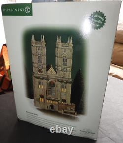 Department 56 WESTMINSTER ABBEY Dickens Village Series 56 58517 withlight & Box