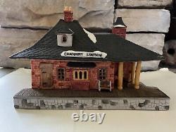 Department 56 dickens village Train And Lighted Station Cadbury Station