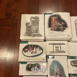 Department Dept 56 Collection Huge Lot of 21 Boxes with Accessories Heritage