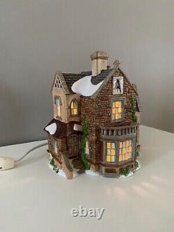 Department Dept 56 DICKENS VILLAGE SERIES Lea Hurst House 808869 with light cord