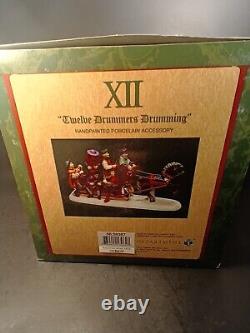 Dept. 56 -12 Days Of Dickens Village Twelve Drummers Drumming IOB