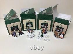 Dept 56 12 Days of Christmas Dickens Village 1-12 Complete Set With Sign