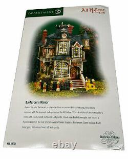 Dept 56 All Hallows Eve Barleycorn Manor Dickens Village Series Halloween Decor