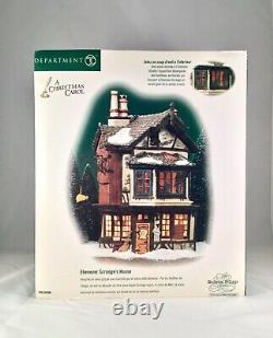 Dept 56 Animated EBENEZER SCROOGE'S HOUSE 58490 Dickens D56 A Christmas Carol