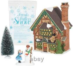 Dept 56 BUILDING CHRISTMAS CHEER Dickens village SET OF 4 6007261 NEW IN BOX