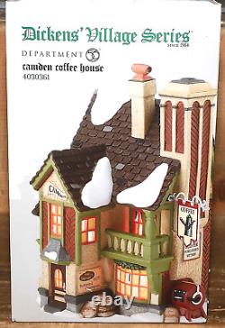 Dept 56 Camden Coffee House 4030361 Dickens Snow Village Christmas