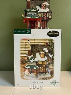 Dept 56 Canton Tea Trading SUPER RARE 799910 Dickens' Village Series Gift