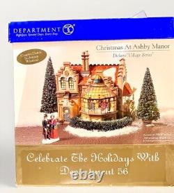 Dept 56 Christmas At Ashby Manor 58732 Dickens' Village NIB