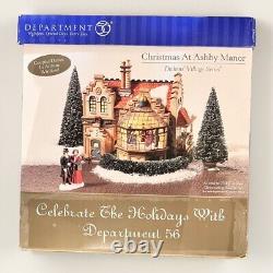 Dept 56 Christmas At Ashby Manor 58732 Dickens' Village NIB