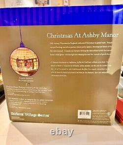 Dept 56 Christmas At Ashby Manor 58732 Dickens' Village NIB