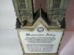 Dept 56 Christmas Dickens Village Westminster Abbey No Box Wreath Retired 58517