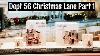 Dept 56 Christmas Lane Display Part 1