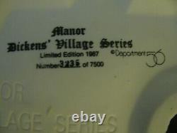 Dept 56 Dickens 1987 Village Chesterton Manor # 65684 Rare Ltd Ed #3236/7500 NIB