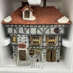 Dept 56 Dickens Lane Set Of Three Shops Complete Toys Coffee Pub/Livery 1986