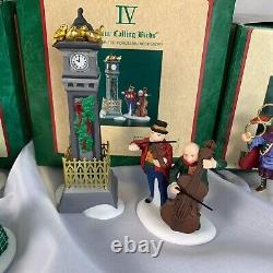 Dept 56 Dickens Twelve 12 Days of Christmas Complete Set of 12 in Original Boxes