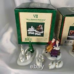 Dept 56 Dickens Twelve 12 Days of Christmas Complete Set of 12 in Original Boxes