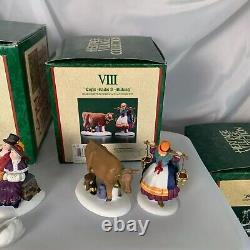 Dept 56 Dickens Twelve 12 Days of Christmas Complete Set of 12 in Original Boxes