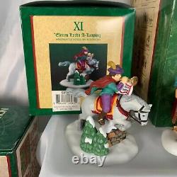 Dept 56 Dickens Twelve 12 Days of Christmas Complete Set of 12 in Original Boxes