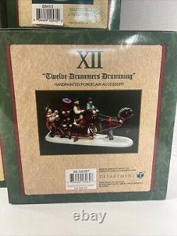 Dept 56 Dickens Village 12 days of Christmas COMPLETE SETMint Condition