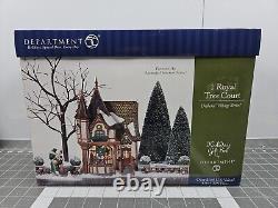 Dept 56 Dickens Village 1 Royal Tree Court 58506 8 Piece Set Animated Department