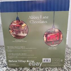 Dept 56 Dickens Village'Abbey Lane Chocolates' Set/2 Limited to 2007