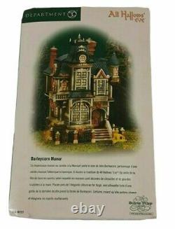Dept 56 Dickens Village All Hallows Eve Barleycorn Manor Halloween In Box