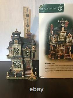 Dept 56 Dickens Village All Hallows Eve Barleycorn Manor Halloween Mint In Box