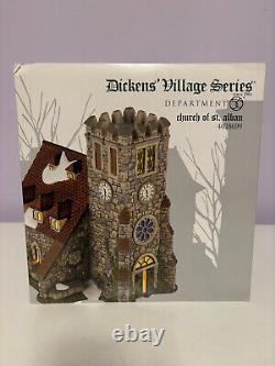 Dept 56 Dickens Village Church of St. Alban #4028699 MIB RARE