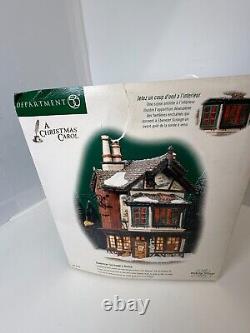 Dept. 56 Dickens' Village Ebenezer Brownstone Scrooge's House with Box