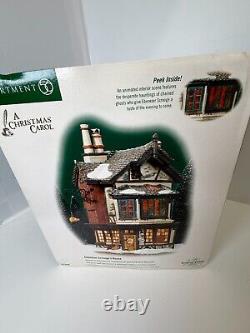 Dept. 56 Dickens' Village Ebenezer Brownstone Scrooge's House with Box