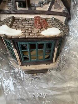 Dept. 56 Dickens' Village Ebenezer Brownstone Scrooge's House with Box