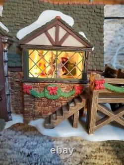Dept 56 Dickens Village FEZZIWIG'S BALLROOM Animated Gift Set 58470 as is