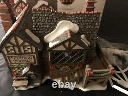 Dept 56 Dickens Village Fezziwigs Ballroom Gift Set With Snow And Trees