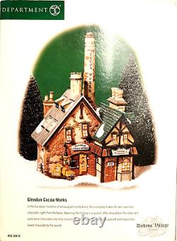 Dept 56 Dickens Village Glendum Cocoa Works Lighted House #58478
