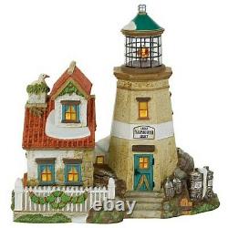 Dept 56 Dickens Village Great Yarmouth Lighthouse Platinium #4059380 BRAND NEW