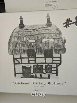 Dept. 56 Dickens Village Hand Painted Lot Of 11 Buildings & 1 Carolers