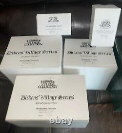Dept. 56, Dickens Village, Lot of 13 including 9 Buildings & 4 Access IN BOXES