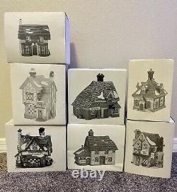 Dept. 56, Dickens Village, Lot of 19 including 14 Buildings & 5 Accessories