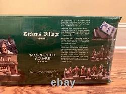 Dept. 56, Dickens Village, Lot of 5 with Manchester Square (Set of 25) #58301