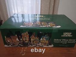 Dept 56 Dickens Village Manchester Square 25 Piece Open Box Never Displayed