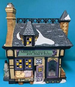 Dept 56 Dickens Village Miss Lavender's Soaps & Sachets Bond Street Shoppes