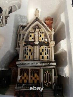 Dept 56 Dickens Village Mordecai Mould Undertaker All Hallow's Eve