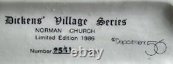 Dept 56 Dickens' Village NORMAN CHURCH, LTD ED 2551/3500, No box
