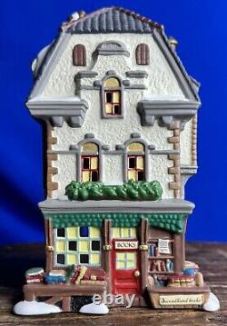 Dept 56 Dickens' Village RUSSELL STREET BOOKS 6005590, SIGNED, NEW